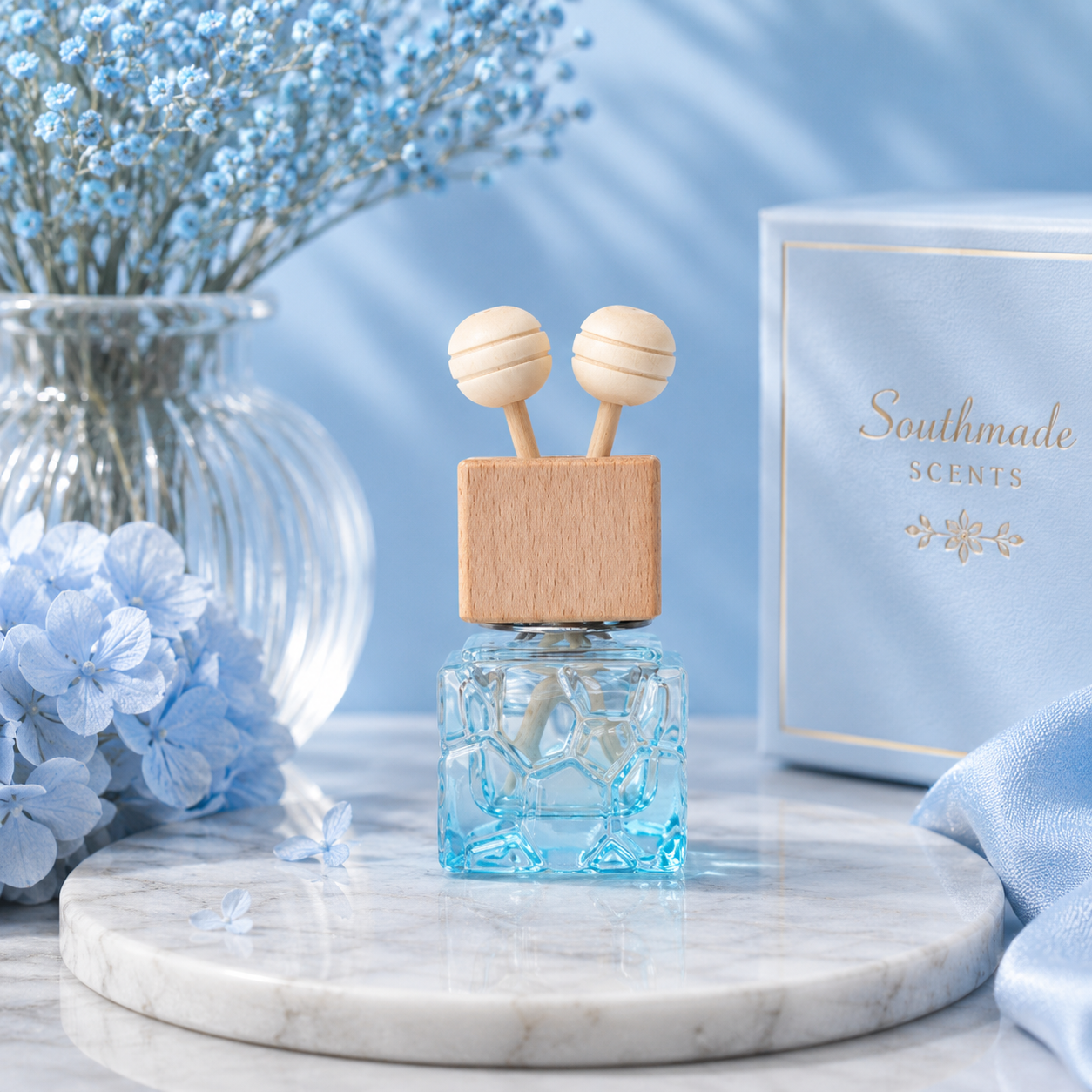 Lagoon Blue Clip Car Diffuser