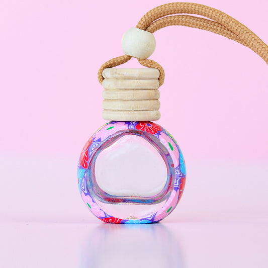 Floral Round Hanging Car Diffuser