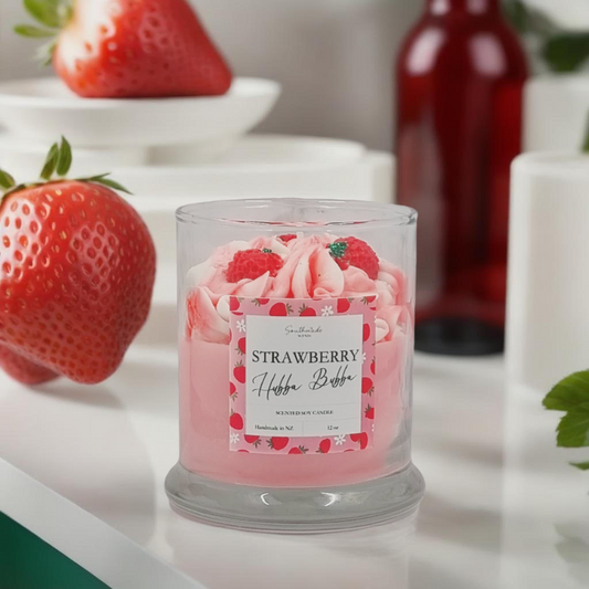 Strawberry Hubba Bubba Dessert Soy Candle