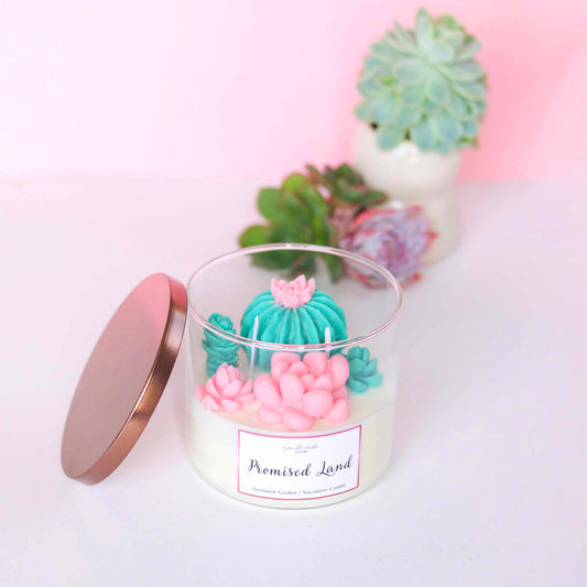 Promised Land Terrarium Candle